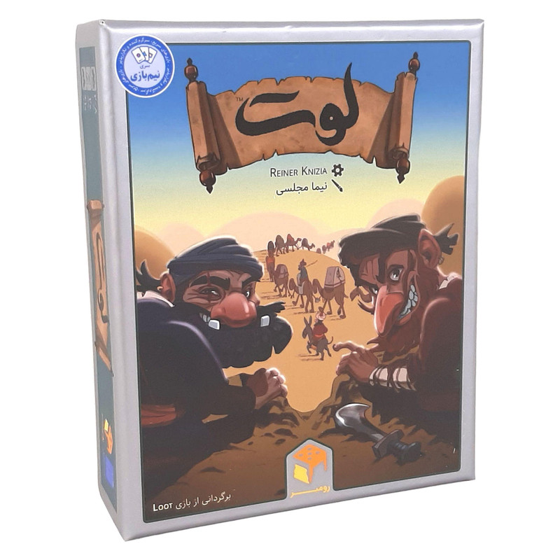 بازی فکری بردگیم و کارتی مدل لوت، شامل 78 کارت، استراتژی رقابتی و همکاری، مناسب 2 تا 8 نفر، بالای 10 سال، با درجه سختی متوسط و مدت بازی کمتر از یک ساعت