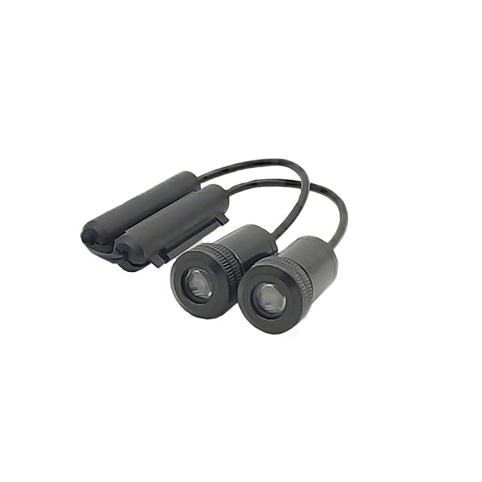 چراغ لوگو زیر درب خودرو مدل ولکام لایت طرح Toyota کد 1001 مجموعه دو عددی