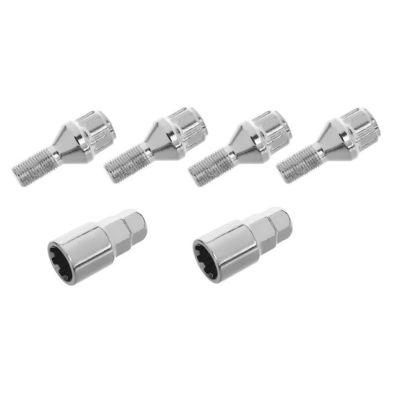 پیچ چرخ و رینگ ضد سرقت خودرو چیکال مدل P-342 مناسب برای رنو L90 مجموعه 6 عددی