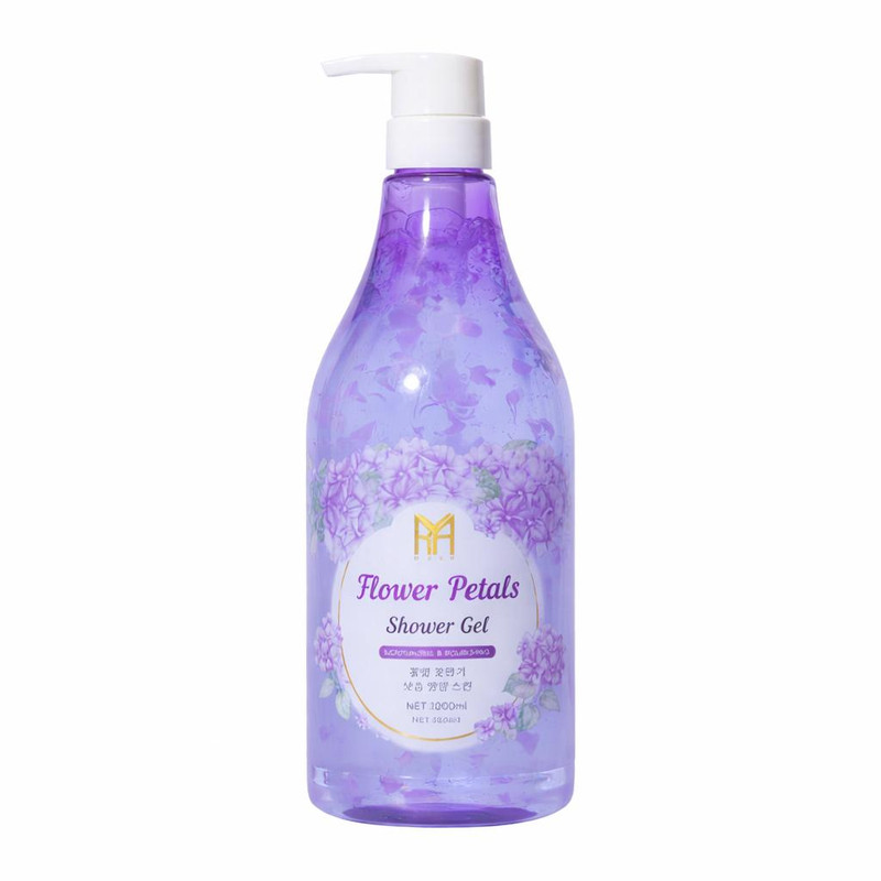 شامپو بدن ماری مدل Flower Petals با رایحه لوندر مناسب برای پوست انواع پوست حجم 1200 میلی‌لیتر