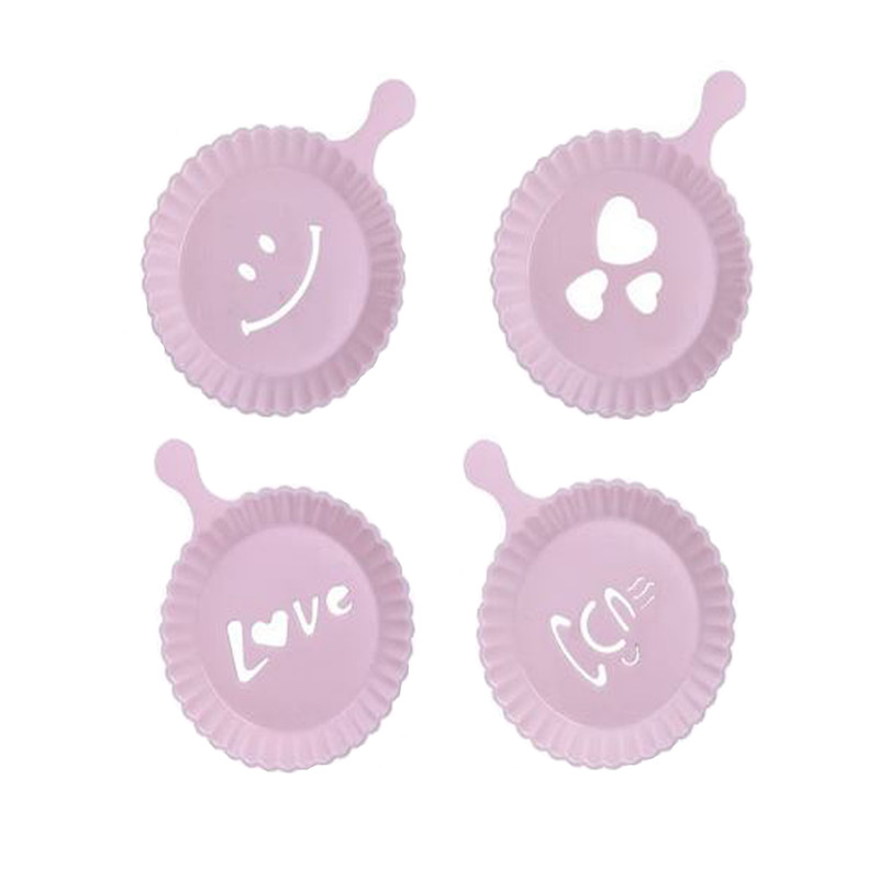 شابلون قهوه تاپ استار کد 101 مجموعه 4 عددی