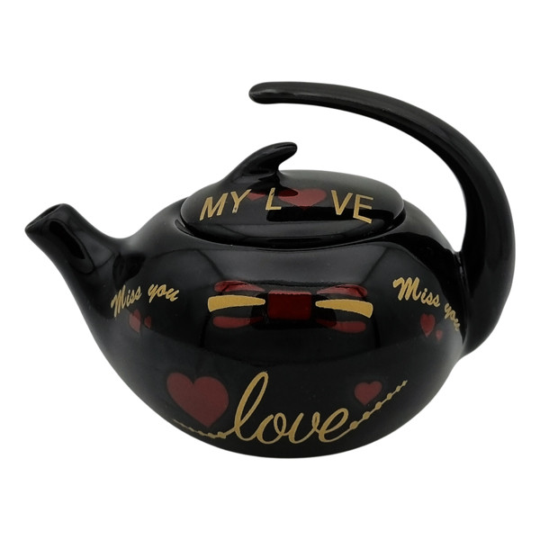 قوری مدل ارکیده کد 11213xlove گنجایش 600 میلی لیتر