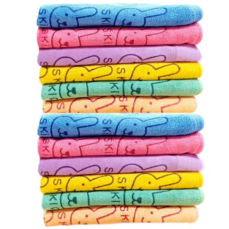 دستمال آشپزخانه طرح خرگوشی مدل MEF1 بسته 12 عددی