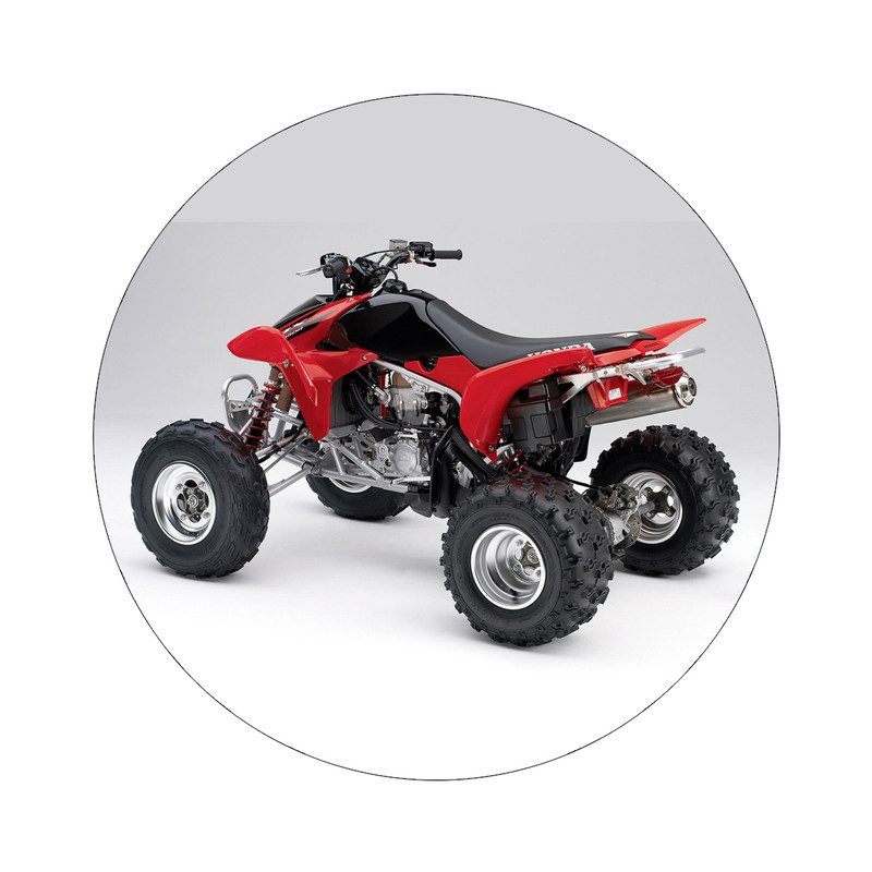 زیر لیوانی مدل فانتزی عرش موتور چهارچرخ هوندا Honda TRX450 کد Asz056