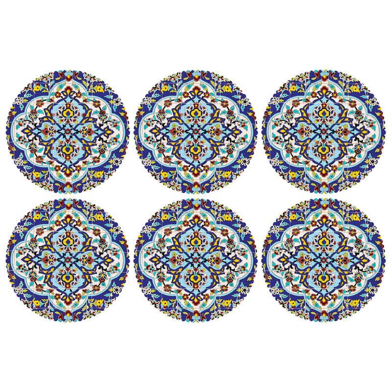 زیر لیوانی مدل C2-42400 بسته 6 عددی