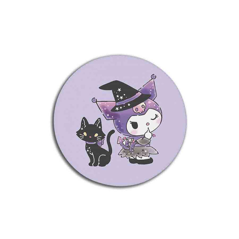 زیر لیوانی مدل کرومی کیوت کد kuromi 055