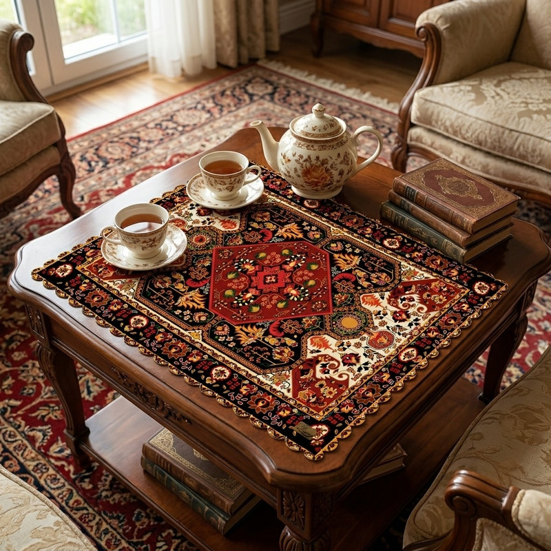 رومیزی رنس مدل T18-42458