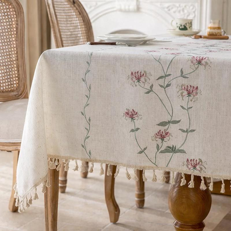 رومیزی مدل flora سایز 180x140 سانتی‌متر