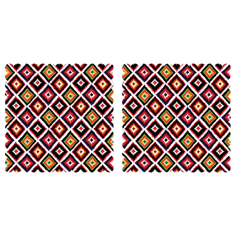 رومیزی رنس مدل T3-42071 سایز 40x40 سانتی متر مجموعه 2 عددی