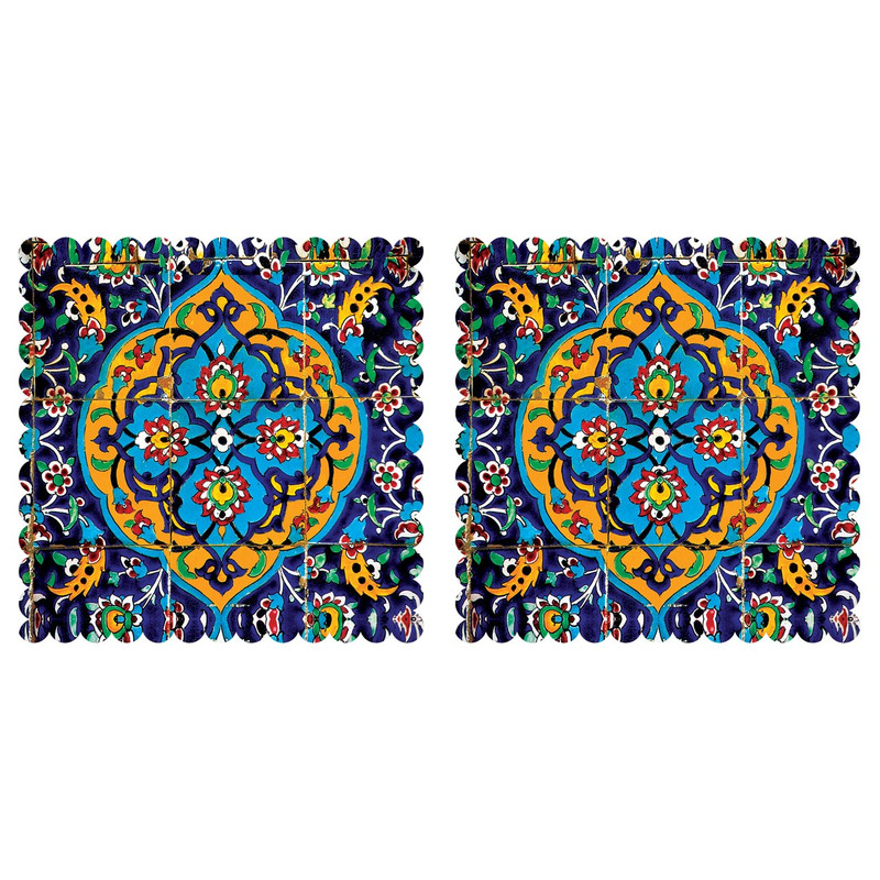 رومیزی رنس مدل T3-42016 سایز 40x40 سانتی متر مجموعه 2 عددی