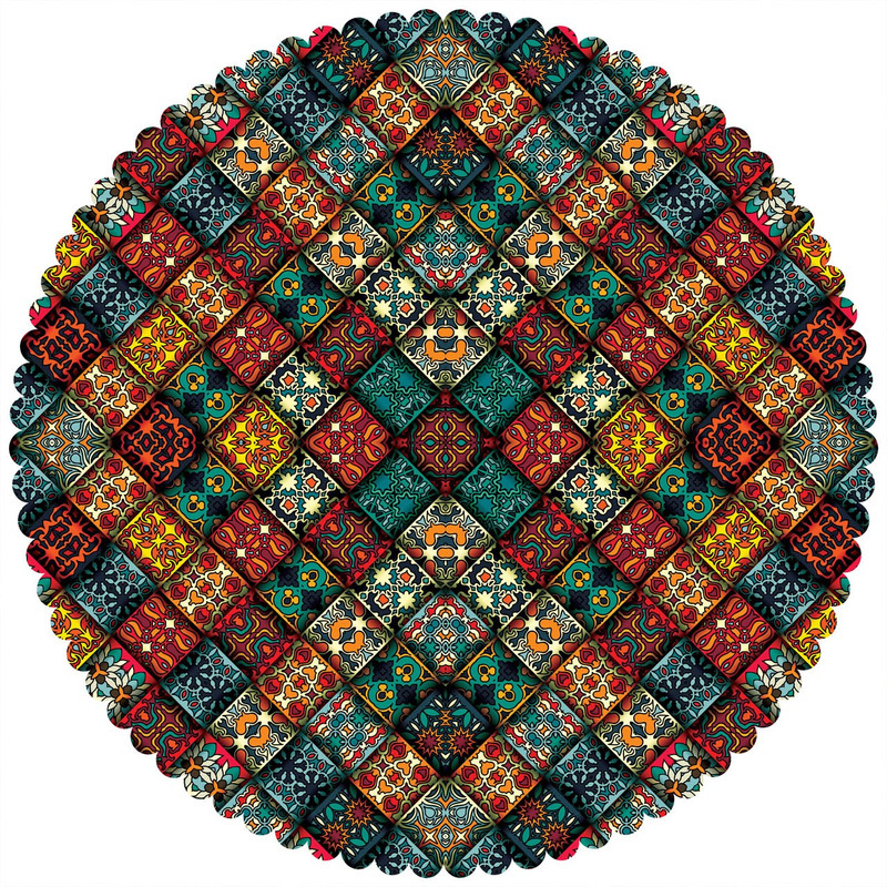 رومیزی رنس مدل T2-42078 سایز 90x95 سانتی متر