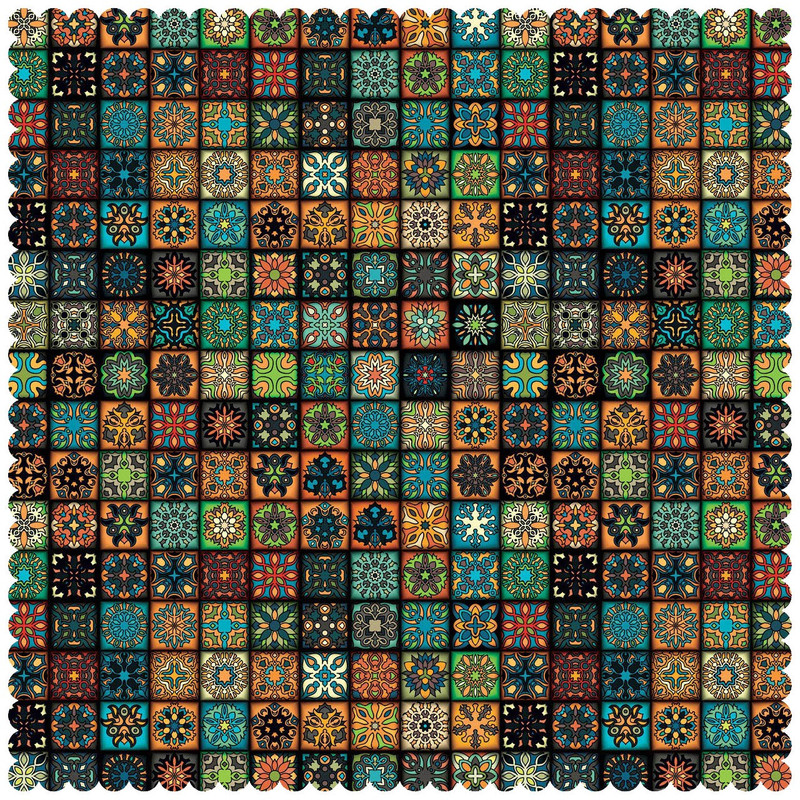 رومیزی رنس مدل T1-42076 سایز 90x95 سانتی متر