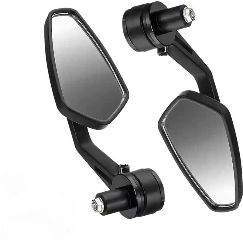 آینه سر فرمان موتور سیکلت مدل وزنه دار BLK مجموعه 2 عددی