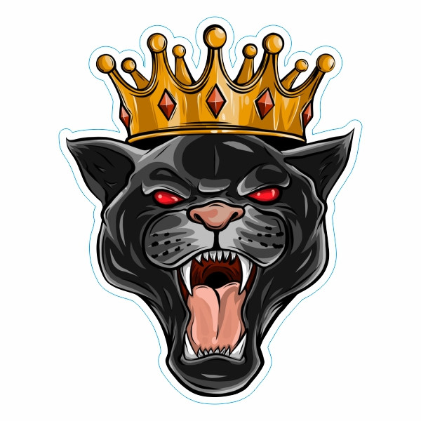 برچسب بدنه موتور سیکلت مدل king cat