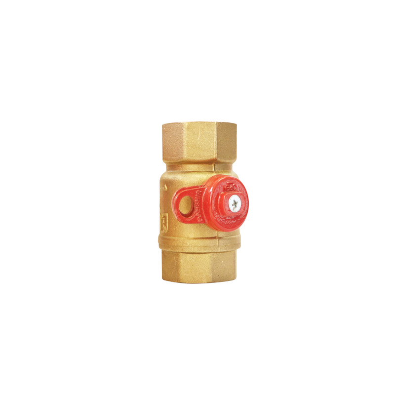 شیر گازی مدل قفلی برنجی 1 اینچ
